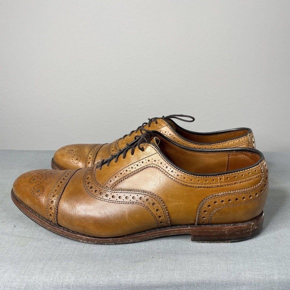 Made in USA Brooks Brothers Mens CapToe Goodyear Brown Oxfords Size 10D 55926026 main image 12